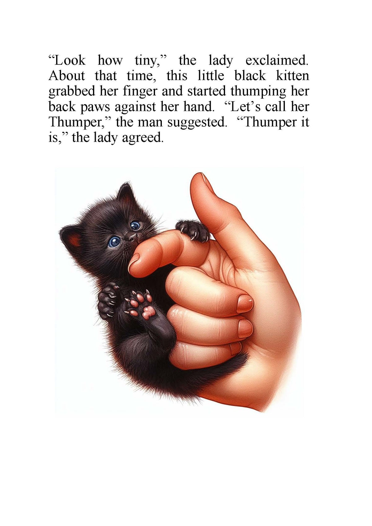 A Kitten Named Thumper